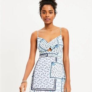 Loft Patchwork Sundress (petite)